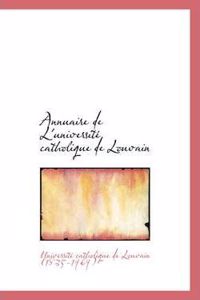 Annuaire de L'Universit Catholique de Louvain