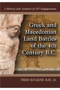 Greek and Macedonian Land Battles of the 4th Century B.C.