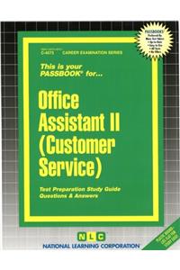 Office Assistant II (Customer Service)