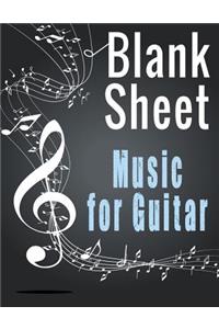 Blank Sheet Music For Guitar