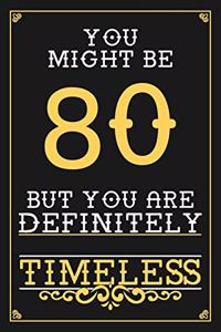 80th Birthday Journal