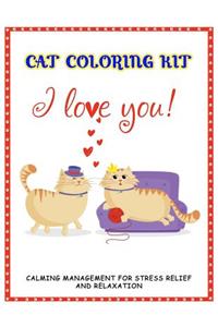 Cat Coloring Kit