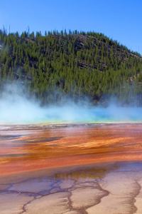 Mist on Grand Prismatic Spring Journal