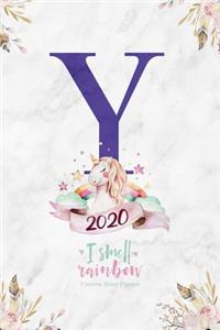 2020 Unicorn Diary Planner I Smell Rainbow