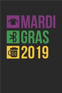 Mardi Gras Notebook - Mardi Gras 2019 Funny Mardi Gras Parade - Mardi Gras Journal - Mardi Gras Diary