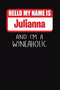 Hello My Name Is Julianna and I'm a Wineaholic