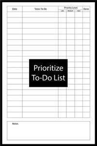 Prioritize To-Do List
