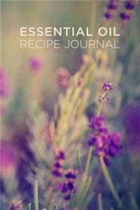 Essential oil recipe journal