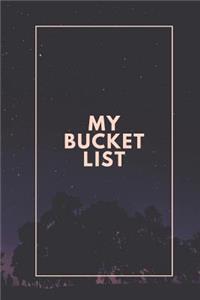 My Bucket List