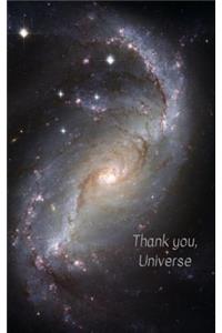 Thank you, Universe