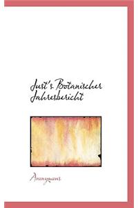 Just's Botanischer Jahresbericht