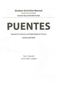 Sam Answer Key & Audioscript for Marinelli/Laughlin's Puentes, 6th