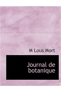 Journal de Botanique