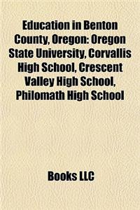 Education in Benton County, Oregon