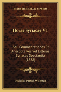 Horae Syriacae V1