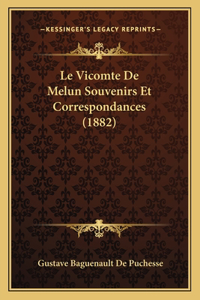 Vicomte De Melun Souvenirs Et Correspondances (1882)