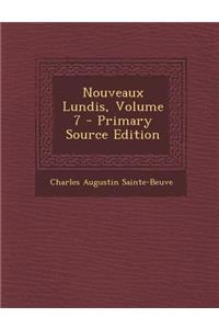 Nouveaux Lundis, Volume 7