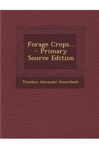 Forage Crops...