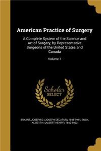 American Practice of Surgery