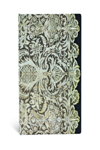 Paperblanks Ivory Veil Lace Allure 5-Year Snapshot Journal Ultra Elastic Band Closure 192 Pg 120 GSM