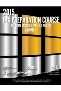 2015 Tax Preparation Course Bilingual Edition