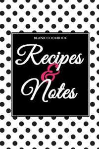 Blank Cookbook Recipes & Notes
