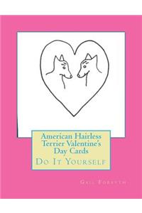 American Hairless Terrier Valentine's Day Cards