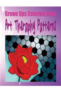 Grown Ups Coloring Book Art Theraphy Patterns Mandalas
