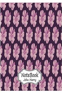 Notebook Purple Flowers