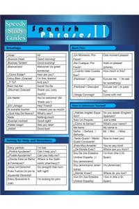 Spanish Phrases II (Speedy Study Guide)