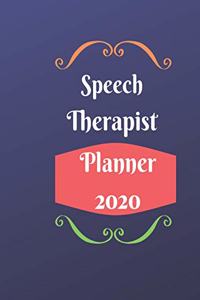 Speech Therapist Planner 2020