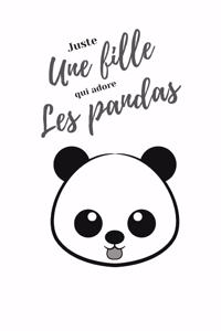 Juste une fille qui adore les pandas