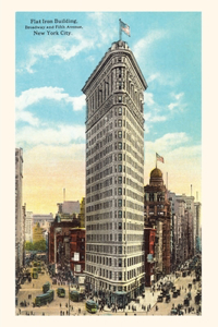 Vintage Journal Flat Iron Building, Manhatten