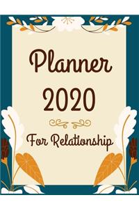 Planner 2020 for relationship