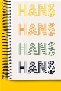 Name HANS A beautiful personalized