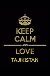 KEEP CALM AND LOVE TAJIKISTAN Notebook