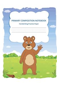 Primary Composition Notebook Handwriting Practice Paper
