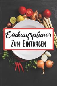 Einkaufsplaner Zum Eintragen
