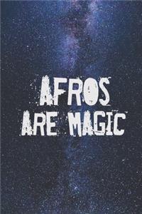 Afros are Magic - Funny Humor Journal
