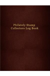 Philately Stamp Collectors Log Book