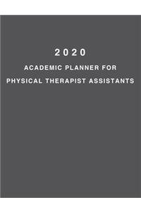 2020 Academic Planner For Physical Therapist Assistants