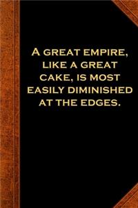 2020 Weekly Planner Ben Franklin Quote Great Empire Vintage Style 134 Pages