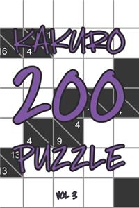 Kakuro 200 Puzzle Vol3