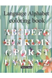 Language Alphabet Coloring Book