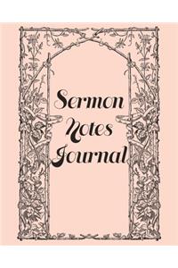 Sermon Notes Journal