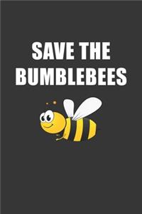 Save The Bumblebees Notebook