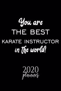 You Are The Best Karate Instructor In The World! 2020 Planner