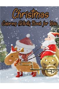 Christmas Coloring Activity Book For Kids
