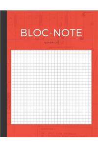 Bloc note quadrillé