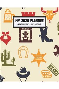 My 2020 Calendar Planner